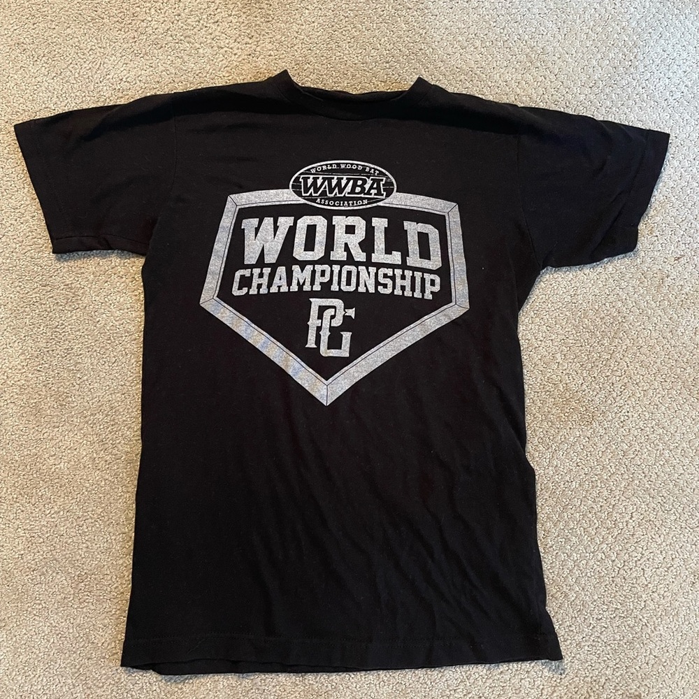 Perfect game tournament tshirt size small